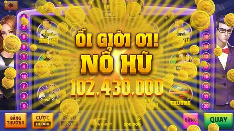 quay no hu 1 Thể loại quay hũ UK88 luôn có tỷ lệ thưởng vô cùng lớn